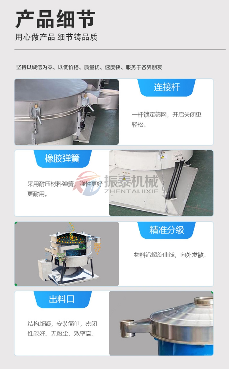 醫藥行業搖擺篩產品細節